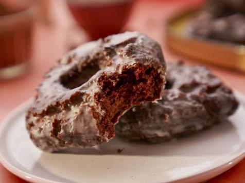 Chocolate Cardamom Cake Donuts