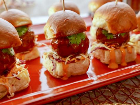Char Siu Meatball Sliders