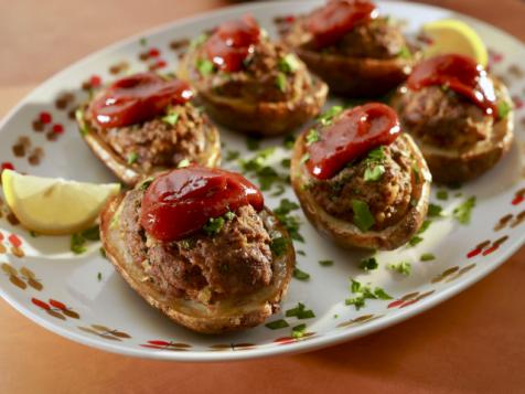 Meaty Twice-Baked Potatoes