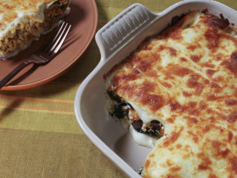 Butternut Squash and Kale Lasagna Spirals