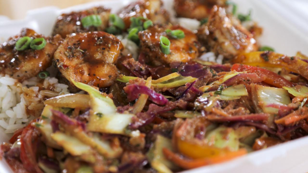 Caribbean Plate with Shrimp