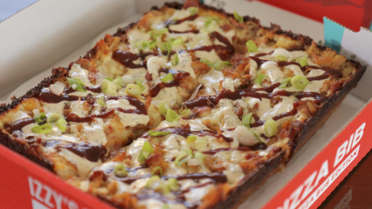 HoneyPeno Detroit-Style Pizza