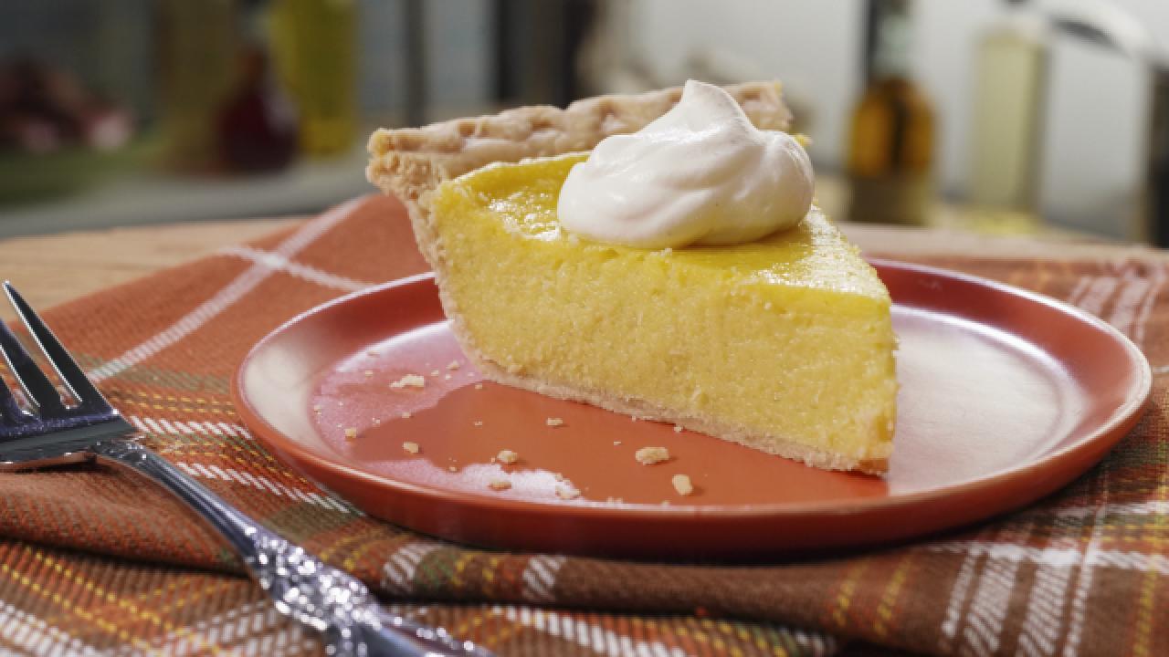 Grandma Williams's Squash Pie with Sunny's Lemon Whipped Cream