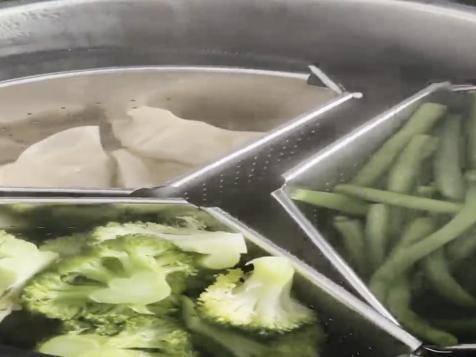 Divided Steamer Baskets for Pressure Cookers