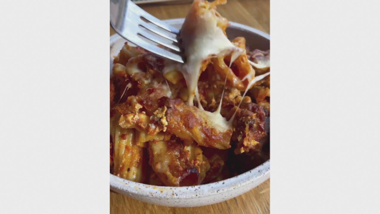 Sausage and Rigatoni Dump Dinner
