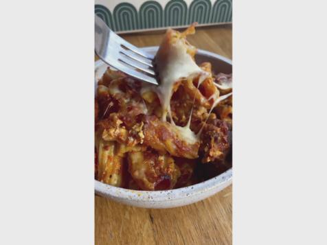 Sausage and Rigatoni Dump Dinner