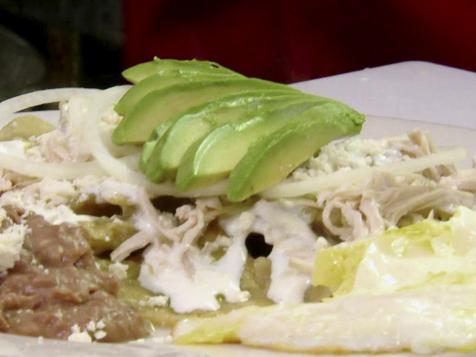 Chilaquiles in Green Sauce