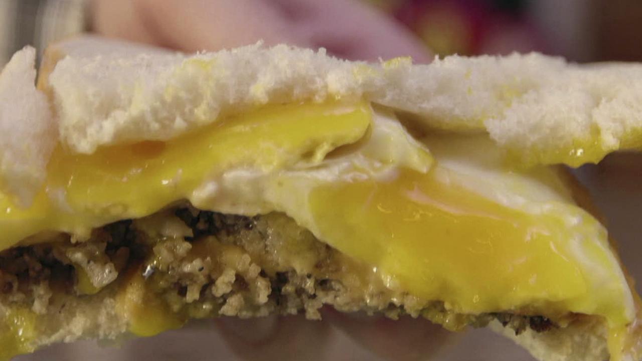 Scrapple and Egg Sandwich