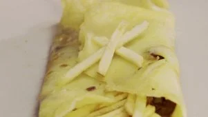 Banana Potato Straw Crepes