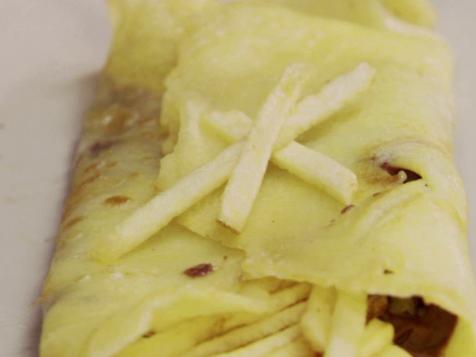 Banana Potato Straw Crepes
