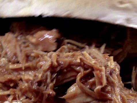 Root Beer Pulled Pork Sandwich