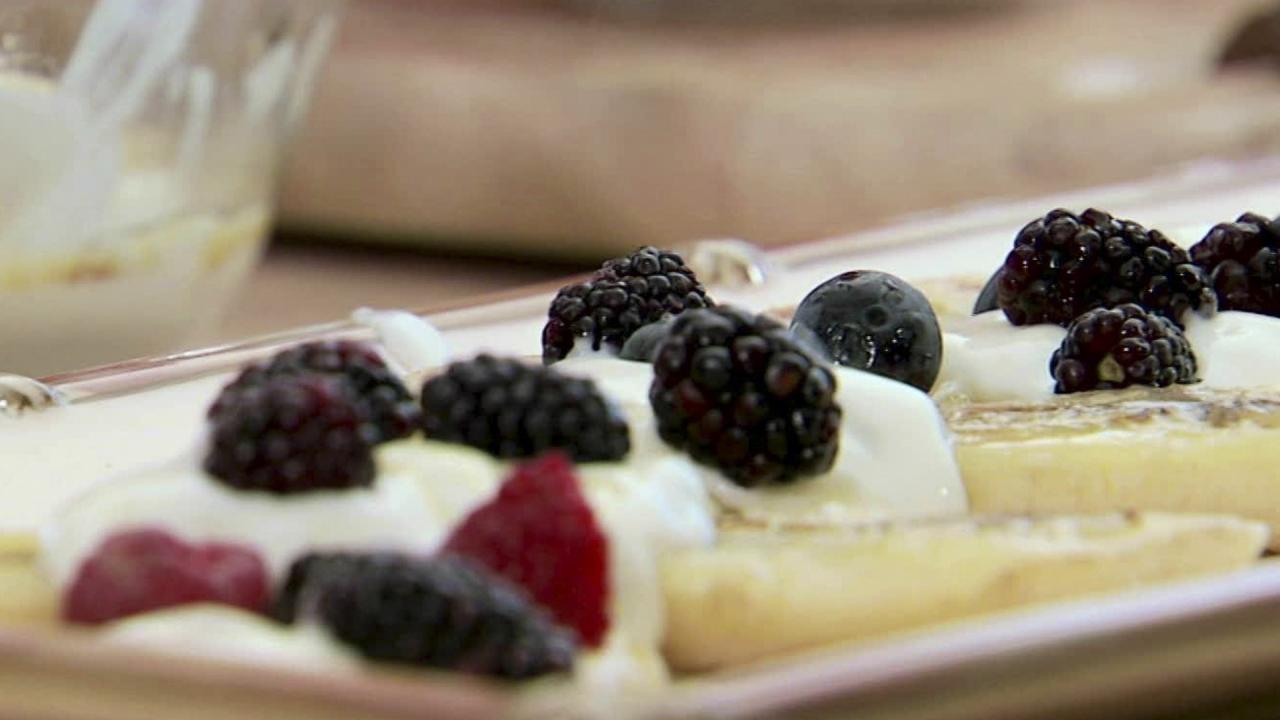 Maple Creme Grilled Bananas