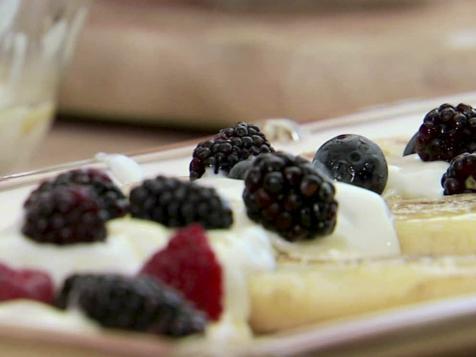 Maple Creme Grilled Bananas