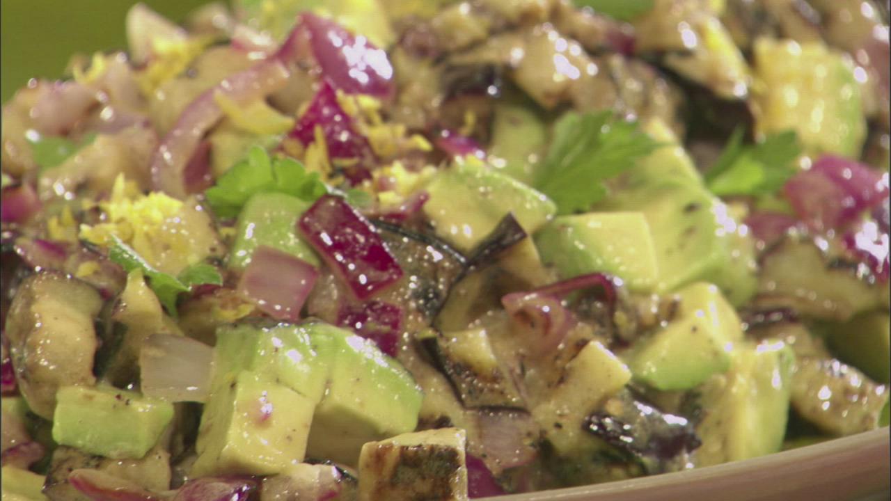 Bobby's Grilled Eggplant Salad
