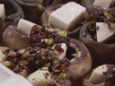 Tomato-Stuffed Mushrooms