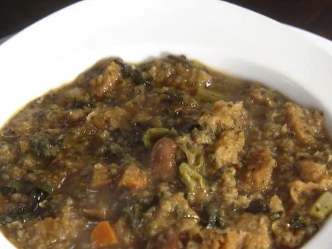 Vegetable, Bean and Bread Soup