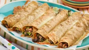 Turkey and Spinach Taquitos