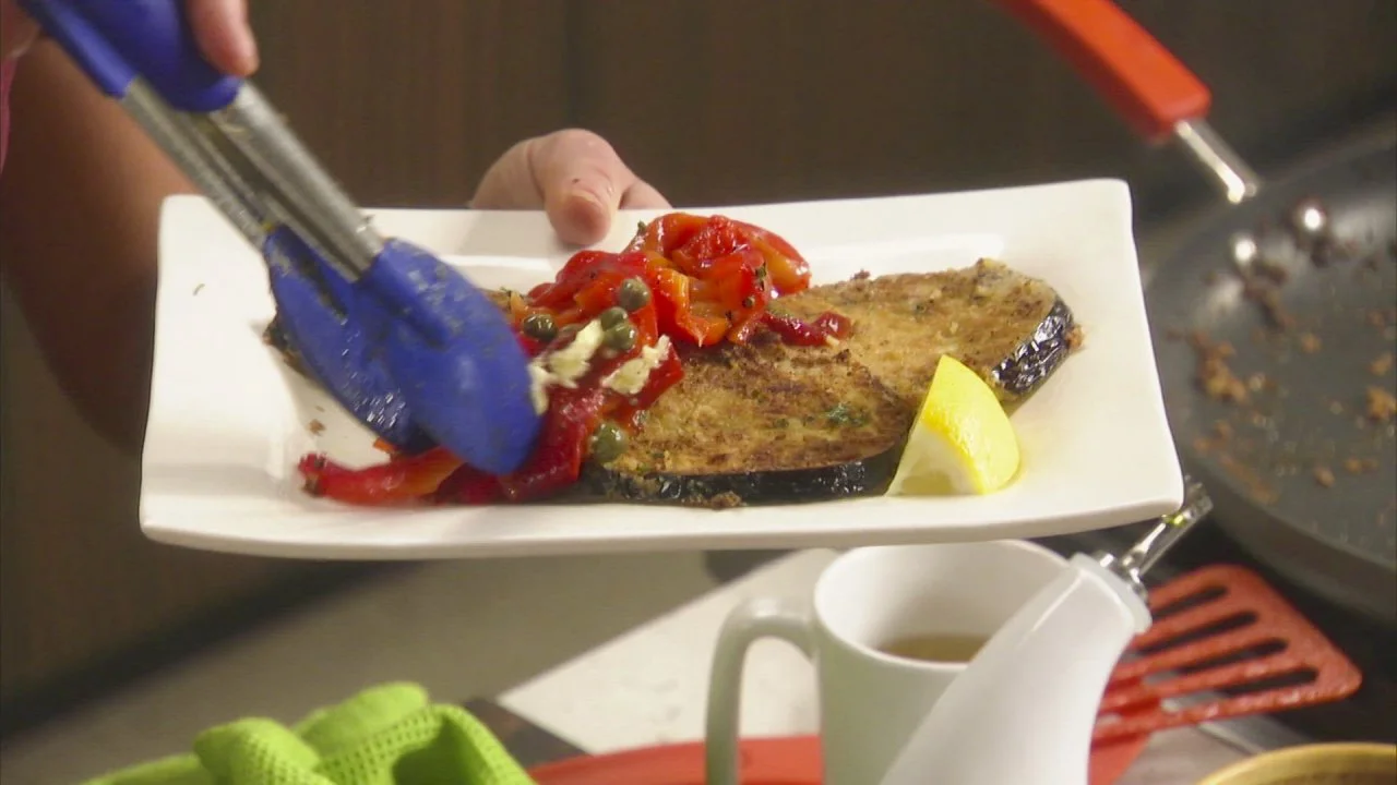 Vegetarian Eggplant Schnitzel