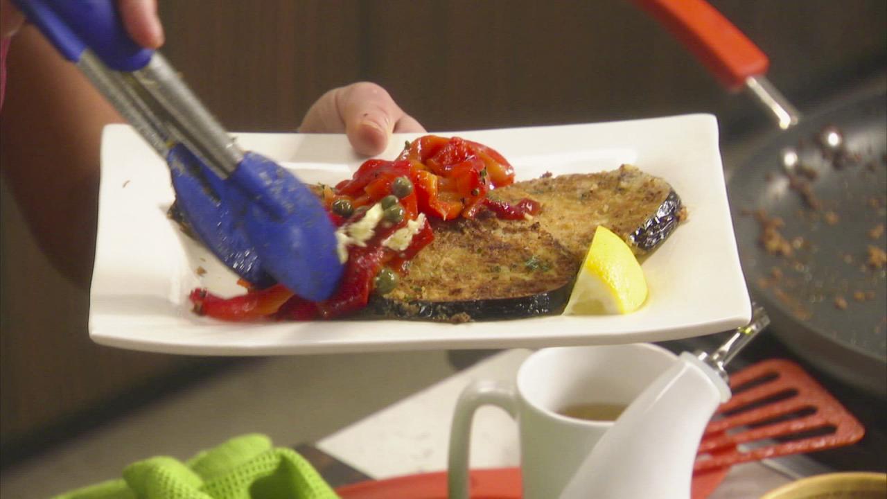 Vegetarian Eggplant Schnitzel