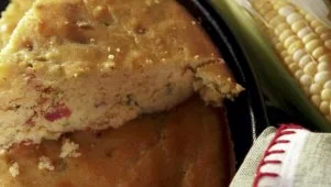 Scallion Cornbread With Bacon
