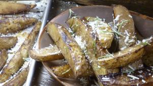 Roasted Glazed Potato Wedges