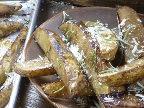 Roasted Glazed Potato Wedges