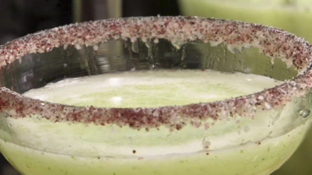 Seasonal Honeydew Margarita