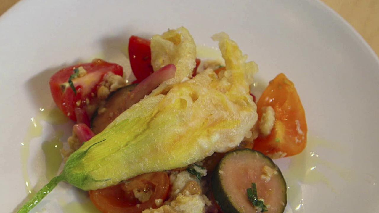 Stuffed Zucchini Blossoms