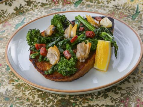 Chorizo Clam Toast