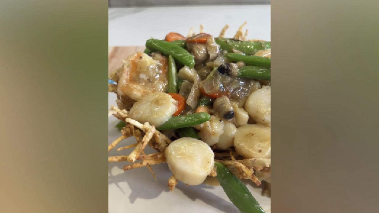 Seafood Bird's Nest