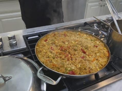 Eggplant and Vegetable Rice