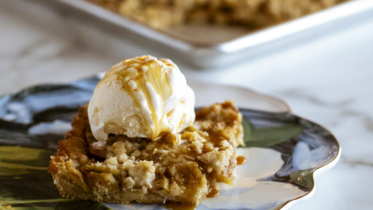Sheet Pan Dutch Apple Tart