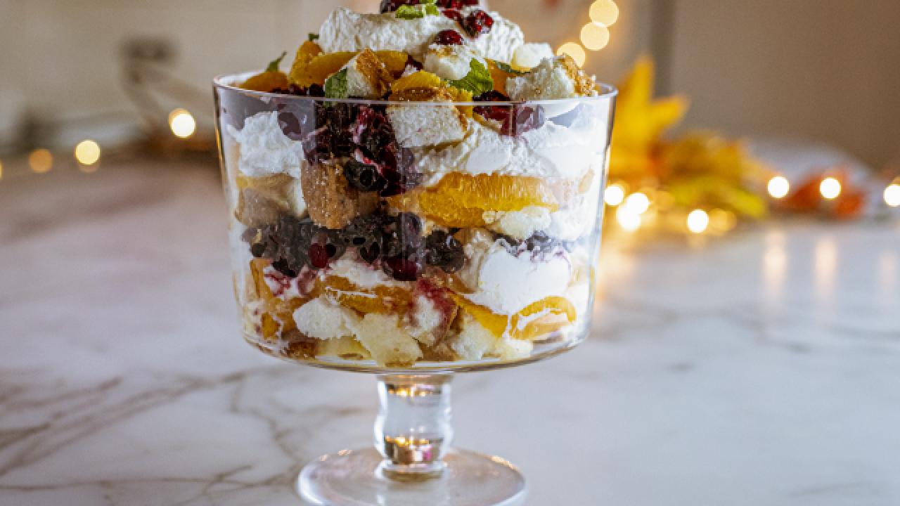 Cranberry Orange Trifle