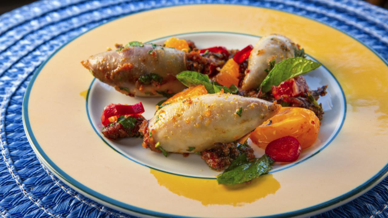 'Nduja Stuffed Calamari