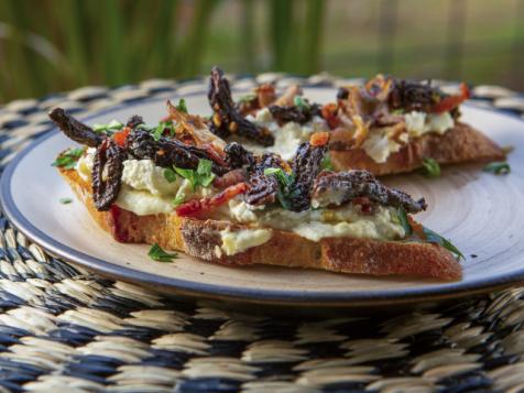 Morel Mushroom Toasts