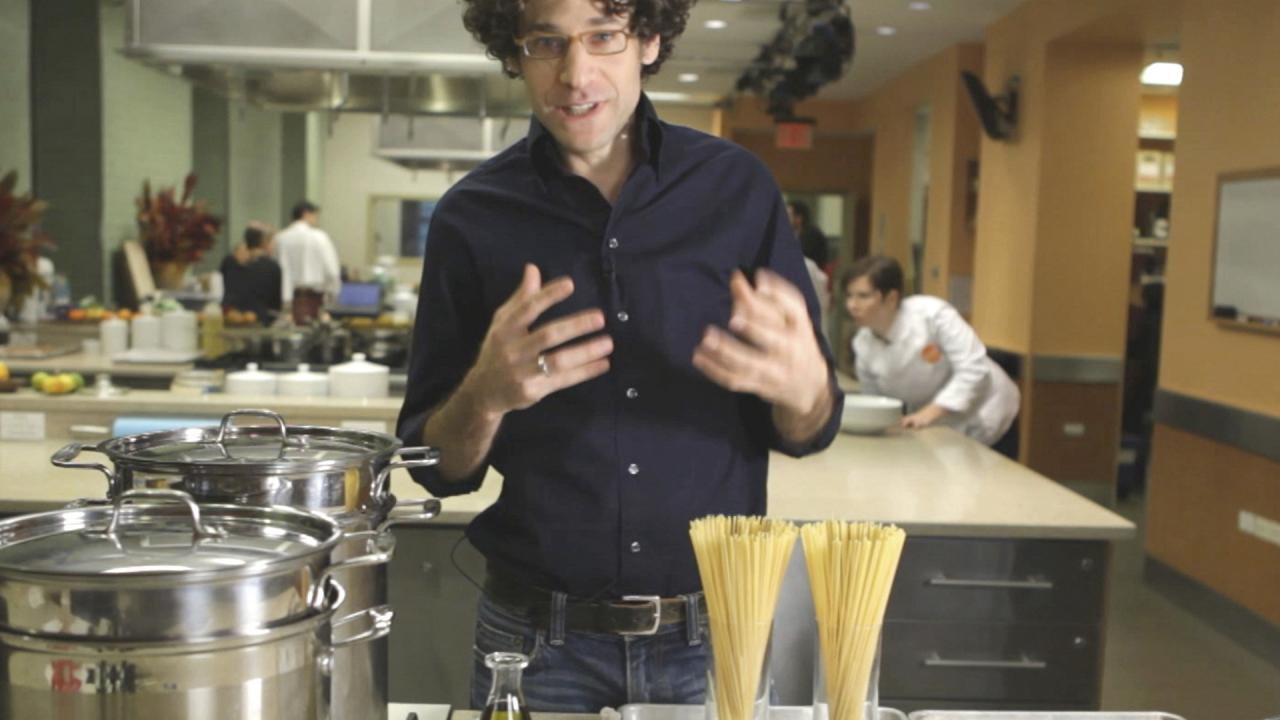 Oil in Pasta Water?