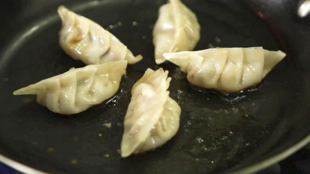 Leftover-Mortadella Dumplings