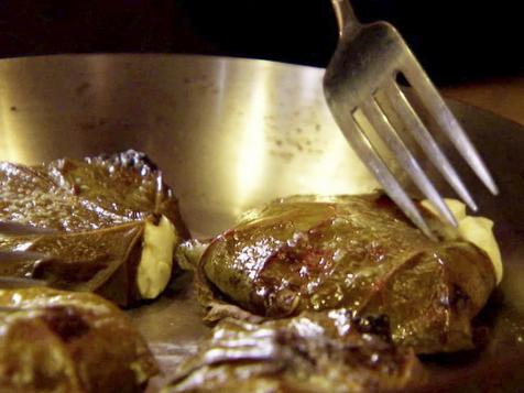Goat Cheese in Grape Leaves