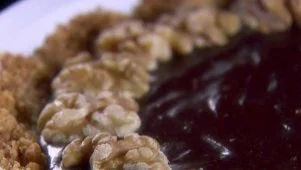 Giada's Brownie-Walnut Pie