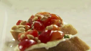 Fresh Tomato and Feta Crostini