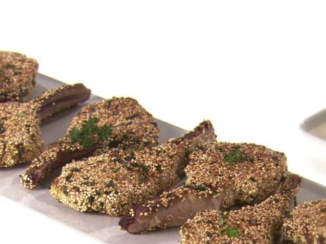 Giada's Quinoa-Herb Lamb Chops