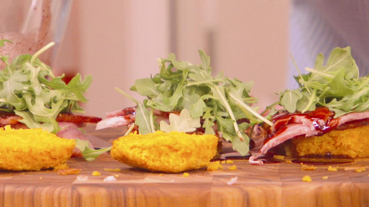Sweet Potato Biscuits and Ham