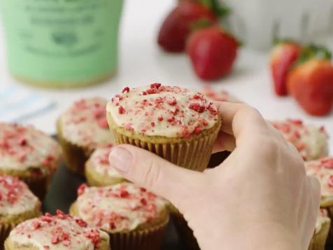 Strawberry Matcha Muffins