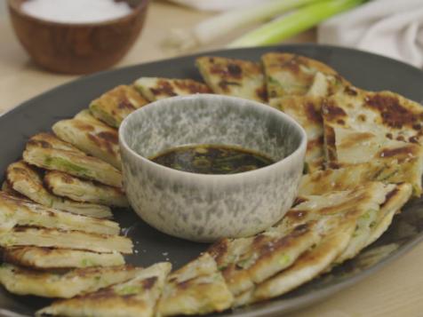 Scallion Pancakes with Dim Sum Dipper