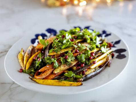 Spicy Maple Roasted Carrots