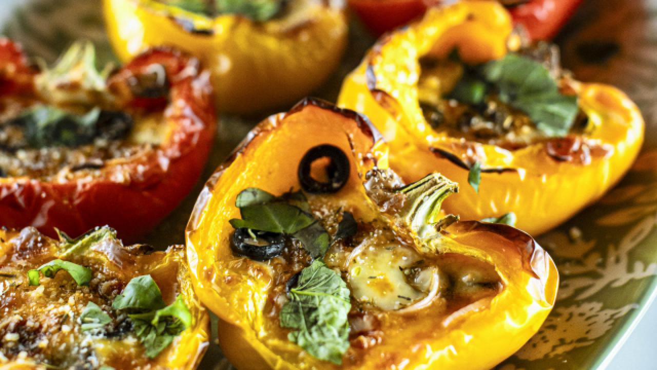 Pizza Stuffed Peppers