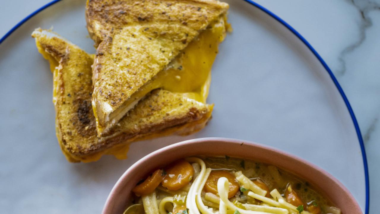 Air Fryer Grilled Cheese