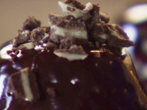 Chocolate Mint Brownie Bites