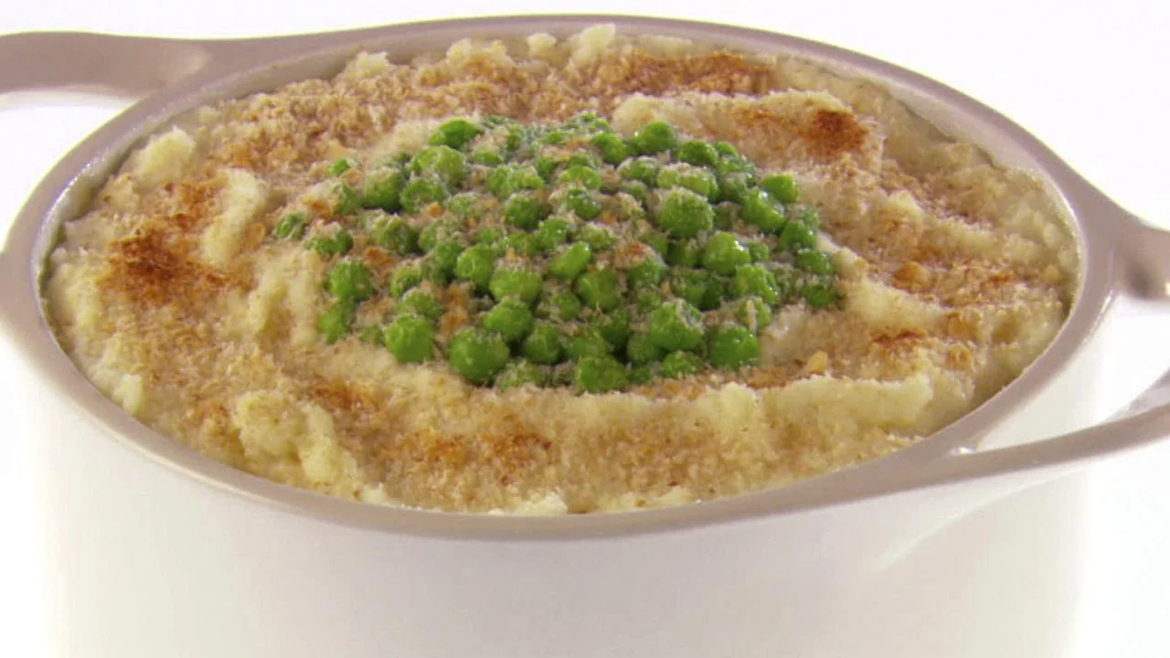 Cheesy-Peas Mashed Potatoes