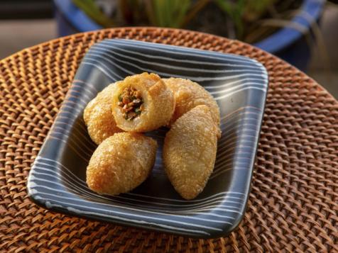 Fried Mochi Dumplings with Pork and Dried Radish